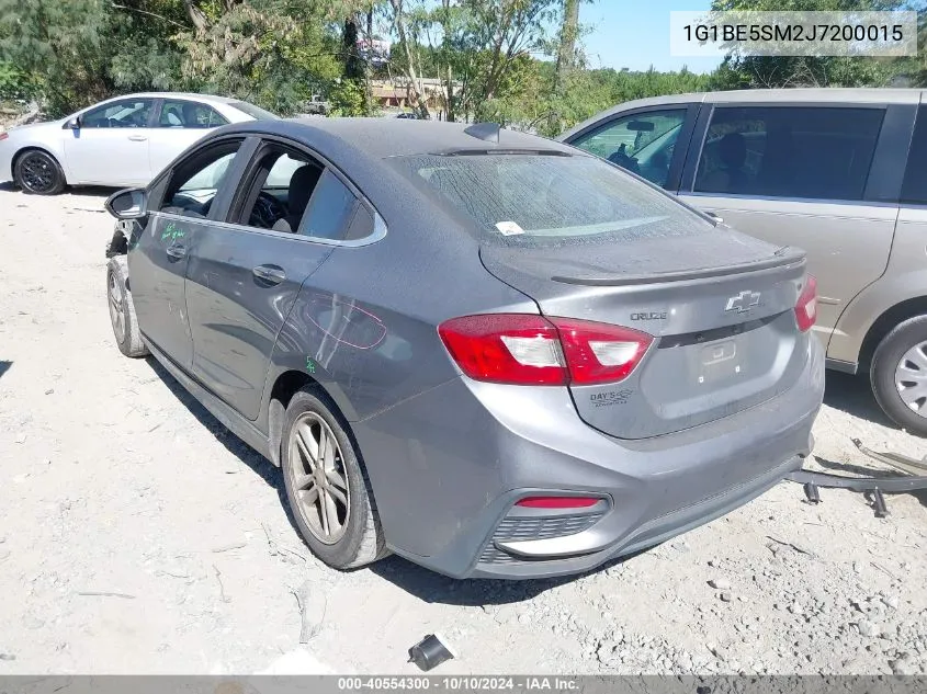 2018 Chevrolet Cruze Lt Auto VIN: 1G1BE5SM2J7200015 Lot: 40554300