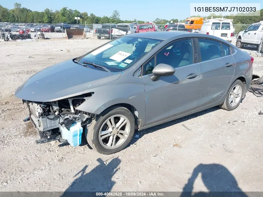 1G1BE5SM7J7102033 2018 Chevrolet Cruze Lt Auto