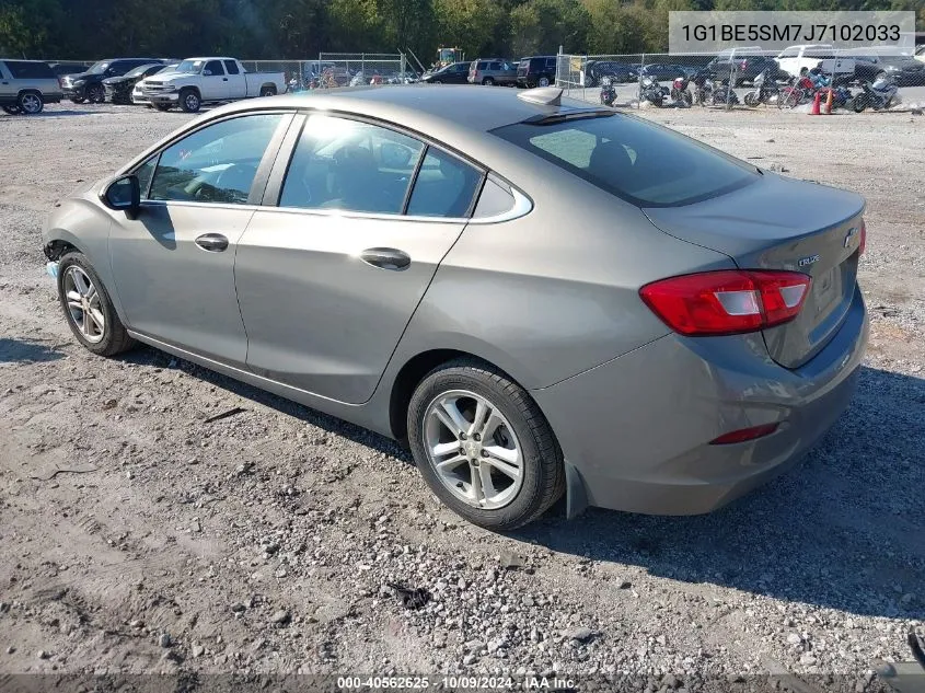 1G1BE5SM7J7102033 2018 Chevrolet Cruze Lt Auto