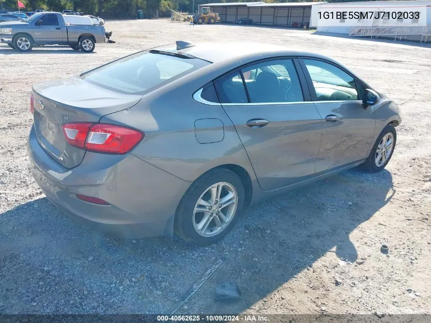 2018 Chevrolet Cruze Lt Auto VIN: 1G1BE5SM7J7102033 Lot: 40562625