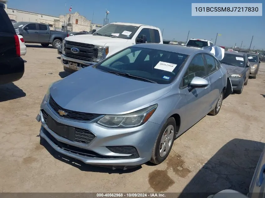 1G1BC5SM8J7217830 2018 Chevrolet Cruze Ls Auto