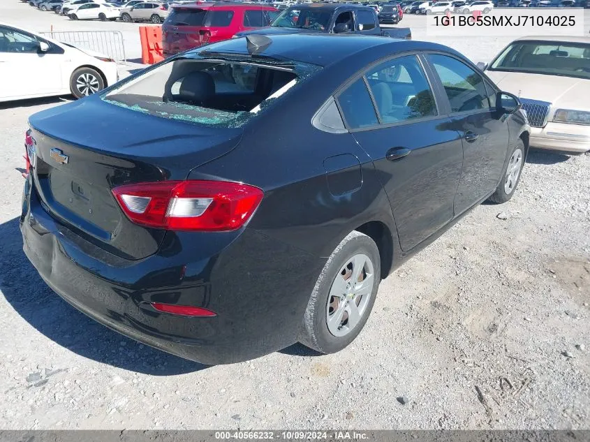 1G1BC5SMXJ7104025 2018 Chevrolet Cruze Ls Auto