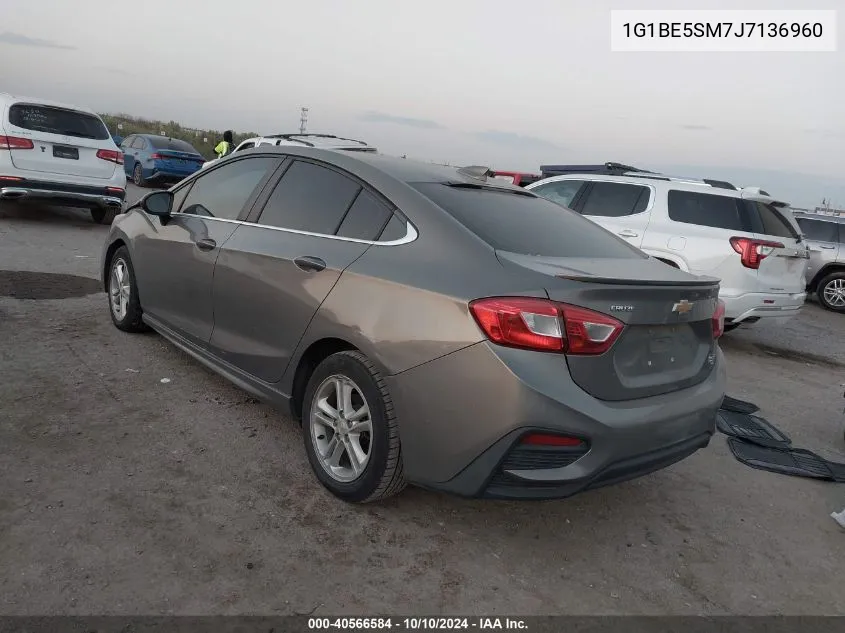 1G1BE5SM7J7136960 2018 Chevrolet Cruze Lt Auto