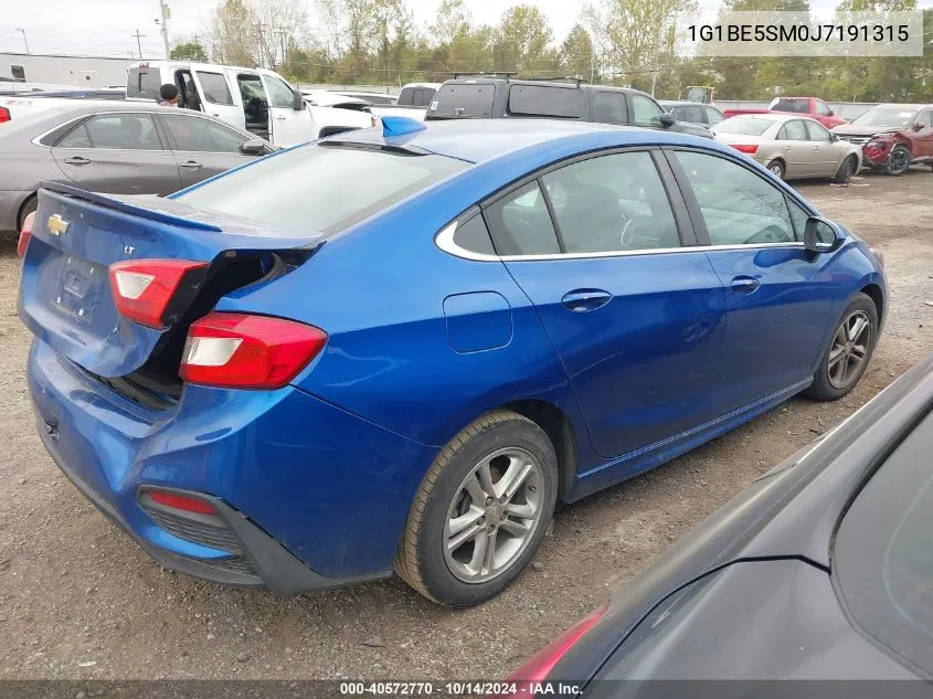 2018 Chevrolet Cruze Lt Auto VIN: 1G1BE5SM0J7191315 Lot: 40572770