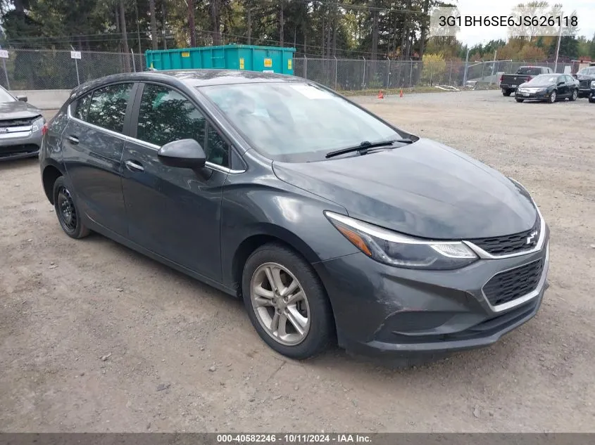 3G1BH6SE6JS626118 2018 Chevrolet Cruze Lt Auto