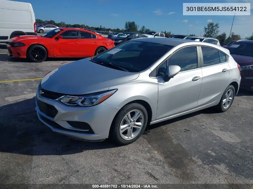 2018 Chevrolet Cruze Lt VIN: 3G1BE6SM5JS654122 Lot: 40591702