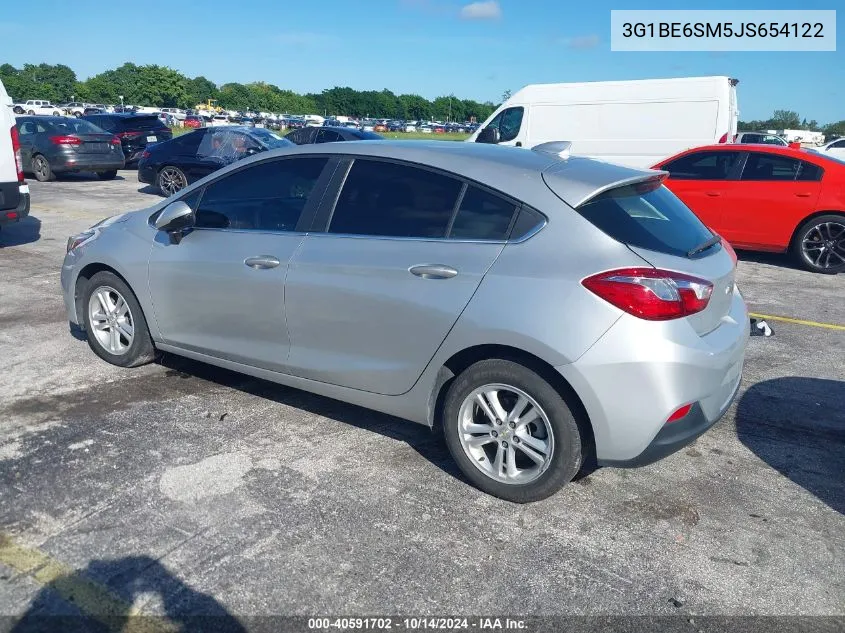 2018 Chevrolet Cruze Lt VIN: 3G1BE6SM5JS654122 Lot: 40591702