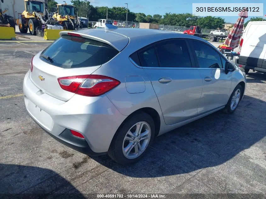 2018 Chevrolet Cruze Lt VIN: 3G1BE6SM5JS654122 Lot: 40591702