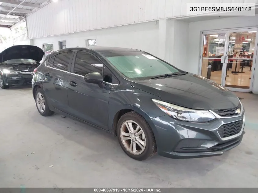 2018 Chevrolet Cruze Lt Auto VIN: 3G1BE6SM8JS640148 Lot: 40597919