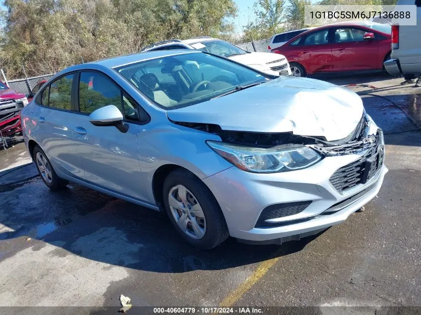 1G1BC5SM6J7136888 2018 Chevrolet Cruze Ls Auto