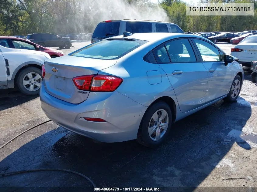 1G1BC5SM6J7136888 2018 Chevrolet Cruze Ls Auto