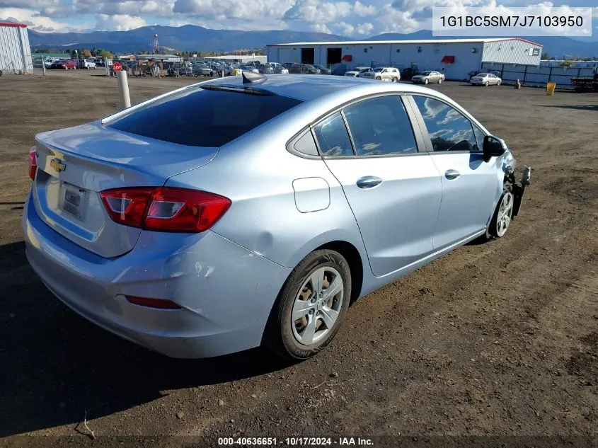 2018 Chevrolet Cruze Ls Auto VIN: 1G1BC5SM7J7103950 Lot: 40636651