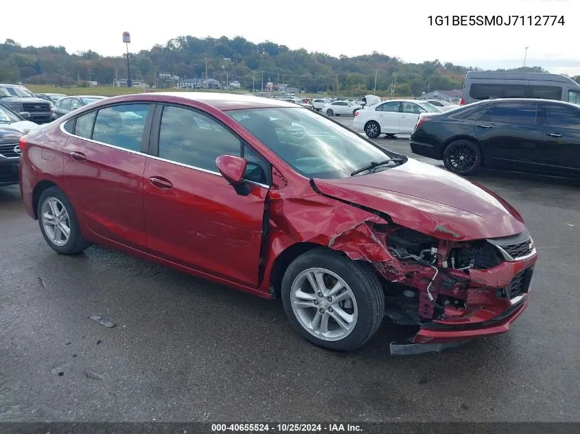 2018 Chevrolet Cruze Lt Auto VIN: 1G1BE5SM0J7112774 Lot: 40655524