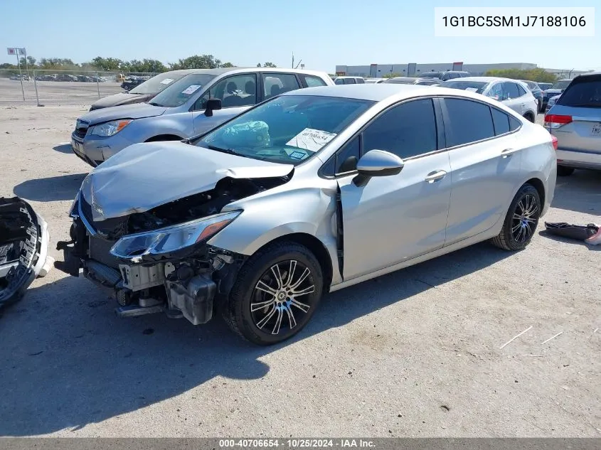 2018 Chevrolet Cruze Ls Auto VIN: 1G1BC5SM1J7188106 Lot: 40706654