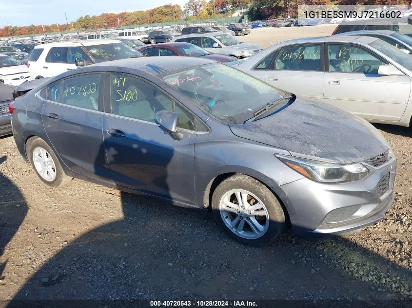 2018 Chevrolet Cruze Lt VIN: 1G1BE5SM9J7216602 Lot: 40720543