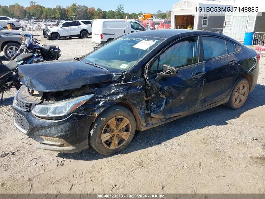 2018 Chevrolet Cruze Ls Auto VIN: 1G1BC5SM5J7148885 Lot: 40723270