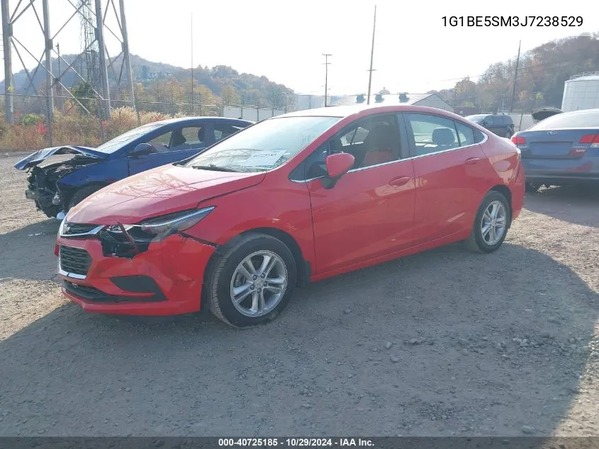 2018 Chevrolet Cruze Lt Auto VIN: 1G1BE5SM3J7238529 Lot: 40725185