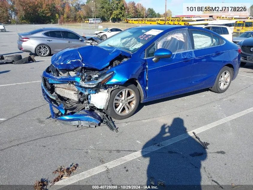 2018 Chevrolet Cruze Lt Auto VIN: 1G1BE5SM2J7178226 Lot: 40729098