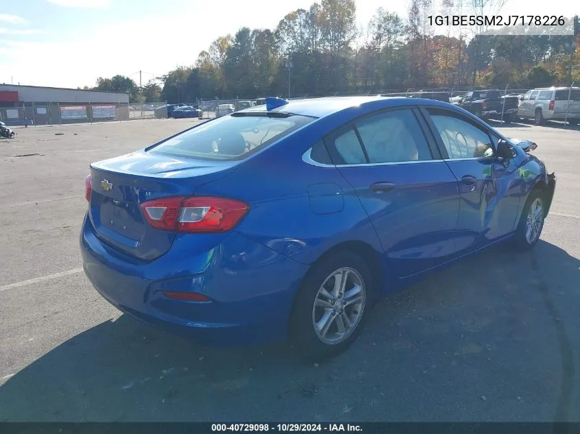 2018 Chevrolet Cruze Lt Auto VIN: 1G1BE5SM2J7178226 Lot: 40729098