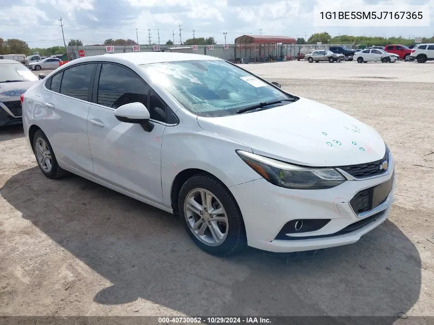 2018 Chevrolet Cruze Lt Auto VIN: 1G1BE5SM5J7167365 Lot: 40730052