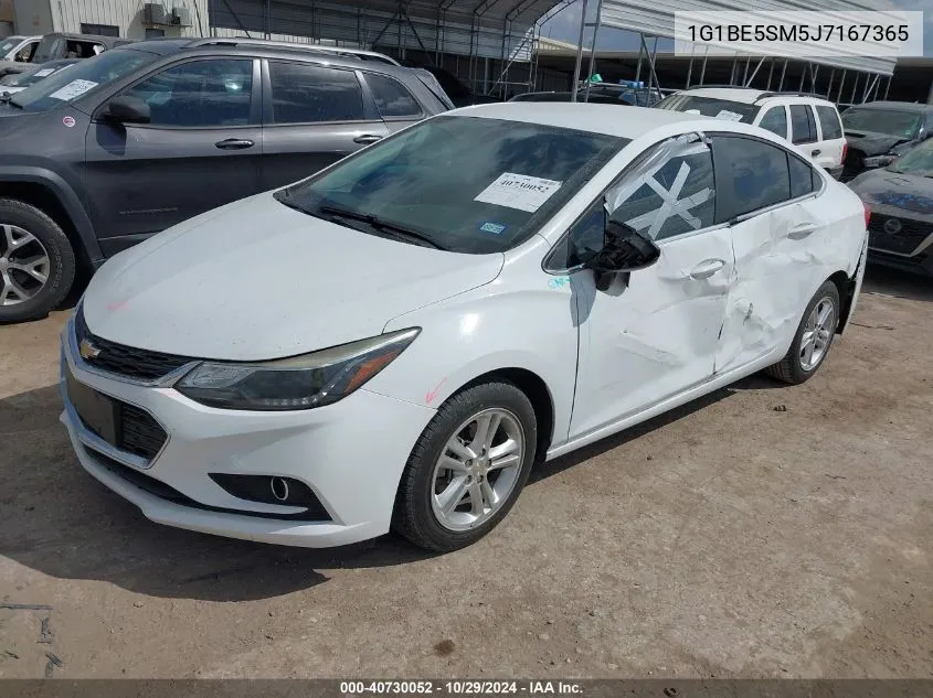 2018 Chevrolet Cruze Lt Auto VIN: 1G1BE5SM5J7167365 Lot: 40730052