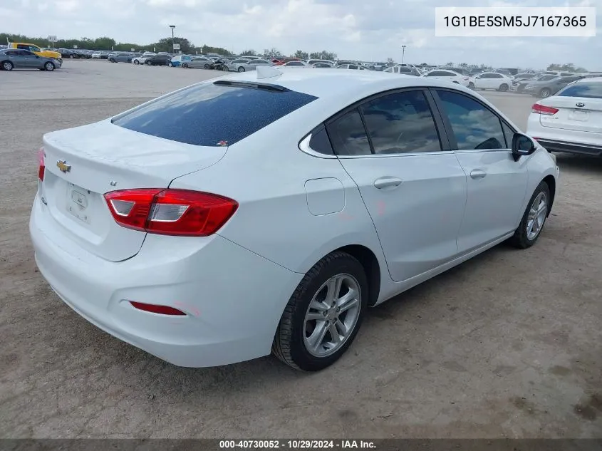 2018 Chevrolet Cruze Lt Auto VIN: 1G1BE5SM5J7167365 Lot: 40730052