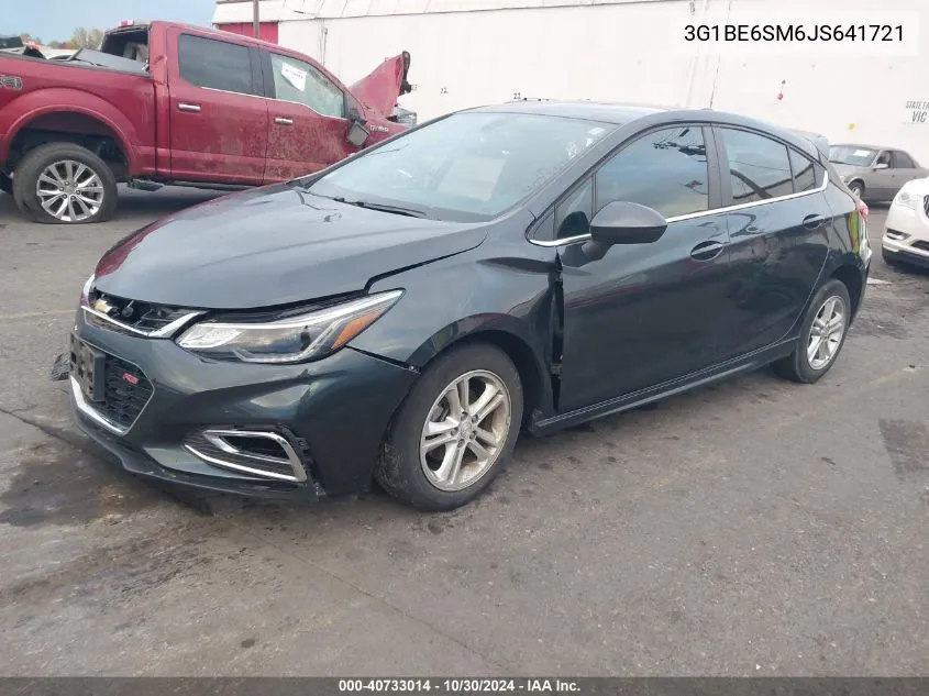 2018 Chevrolet Cruze Lt Auto VIN: 3G1BE6SM6JS641721 Lot: 40733014