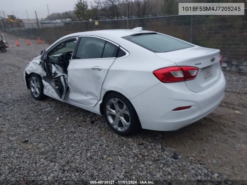 2018 Chevrolet Cruze Premier Auto VIN: 1G1BF5SM4J7205245 Lot: 40735127