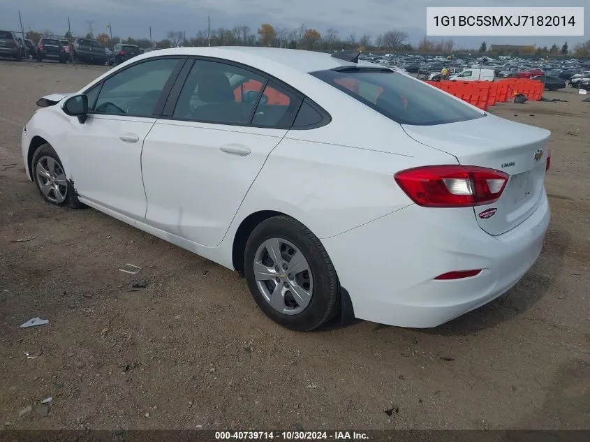 1G1BC5SMXJ7182014 2018 Chevrolet Cruze Ls Auto