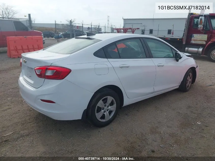 1G1BC5SMXJ7182014 2018 Chevrolet Cruze Ls Auto