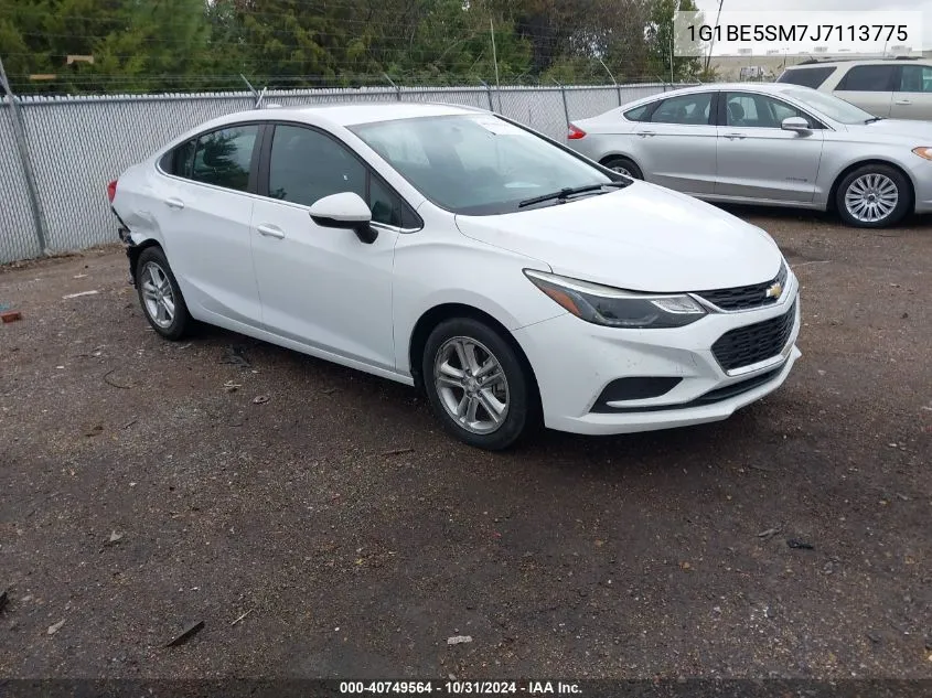 2018 Chevrolet Cruze Lt Auto VIN: 1G1BE5SM7J7113775 Lot: 40749564