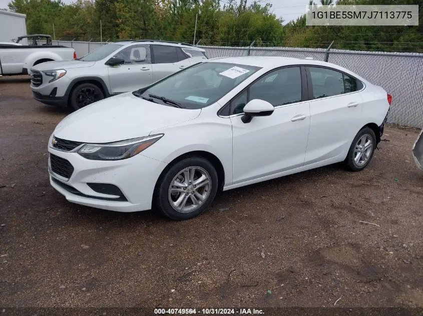 2018 Chevrolet Cruze Lt Auto VIN: 1G1BE5SM7J7113775 Lot: 40749564