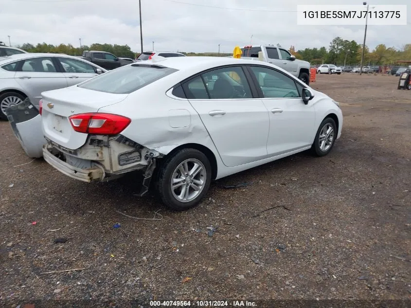 2018 Chevrolet Cruze Lt Auto VIN: 1G1BE5SM7J7113775 Lot: 40749564