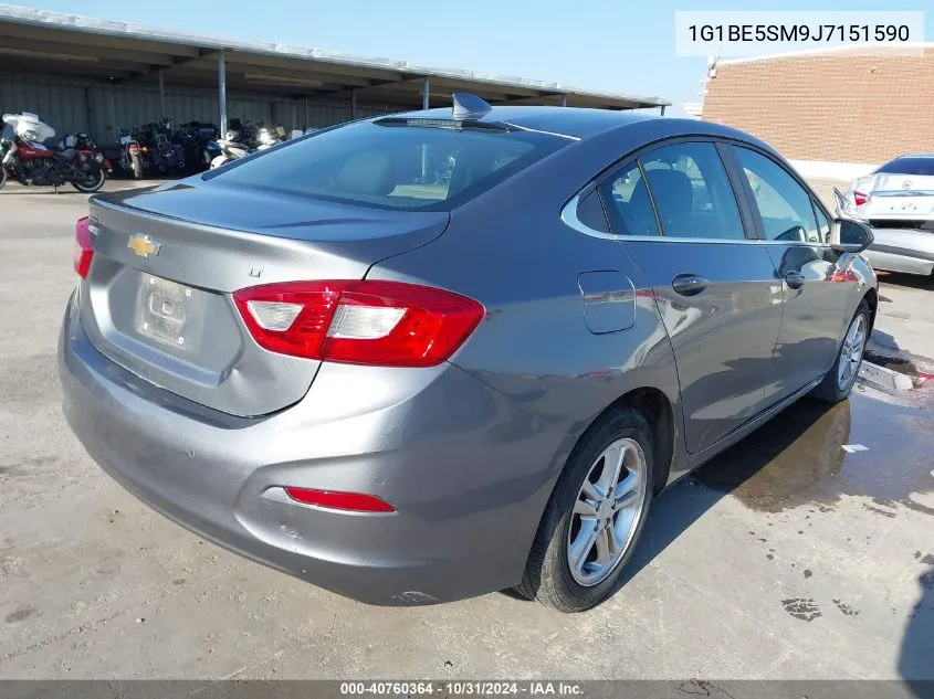 2018 Chevrolet Cruze Lt Auto VIN: 1G1BE5SM9J7151590 Lot: 40760364