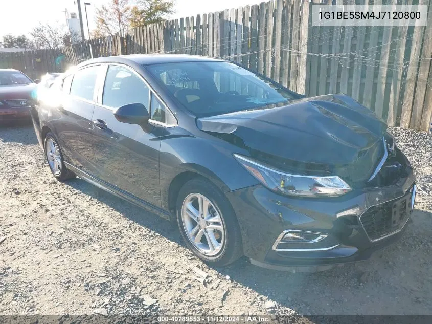 2018 Chevrolet Cruze Lt Auto VIN: 1G1BE5SM4J7120800 Lot: 40789553