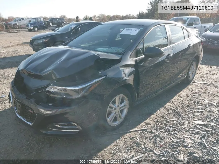 2018 Chevrolet Cruze Lt Auto VIN: 1G1BE5SM4J7120800 Lot: 40789553