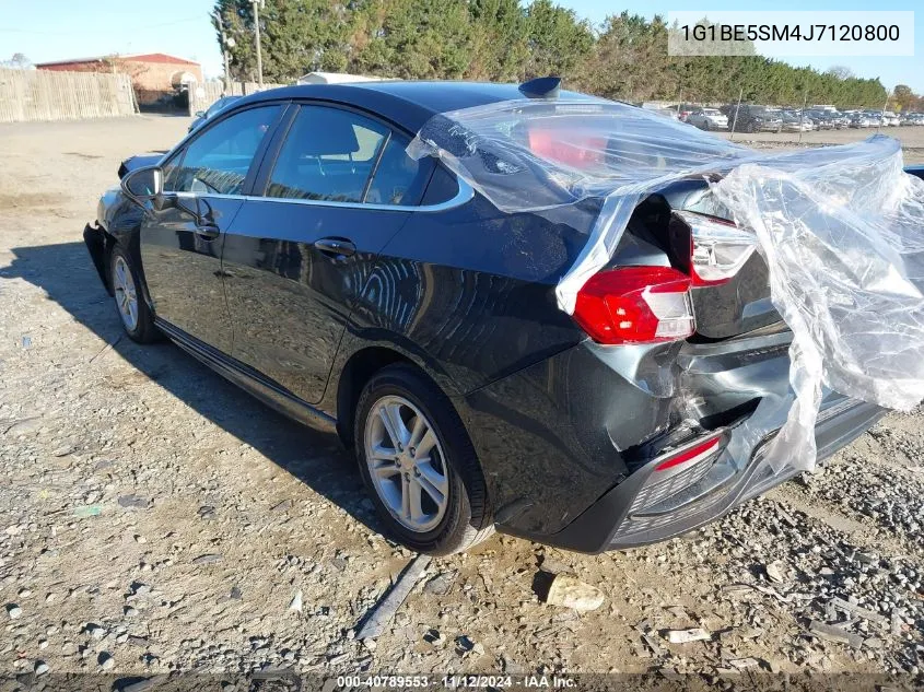 2018 Chevrolet Cruze Lt Auto VIN: 1G1BE5SM4J7120800 Lot: 40789553