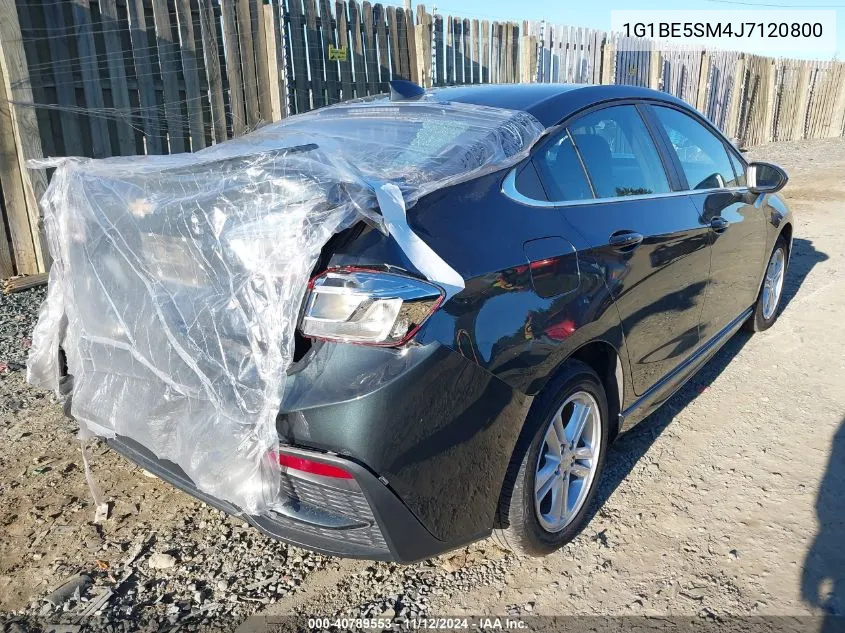 2018 Chevrolet Cruze Lt Auto VIN: 1G1BE5SM4J7120800 Lot: 40789553