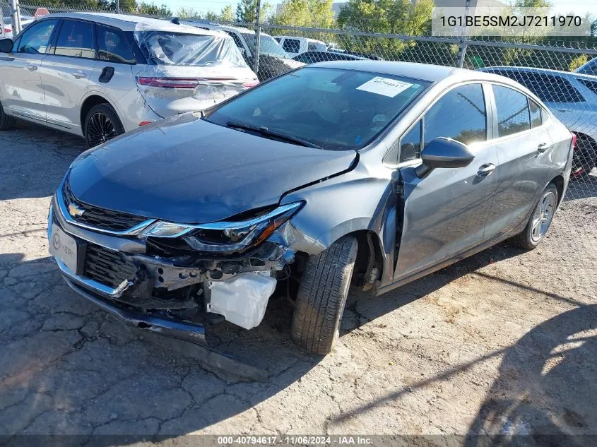 2018 Chevrolet Cruze Lt Auto VIN: 1G1BE5SM2J7211970 Lot: 40794617