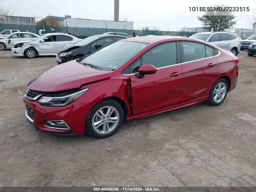 2018 Chevrolet Cruze Lt Auto VIN: 1G1BE5SM0J7233515 Lot: 40806206