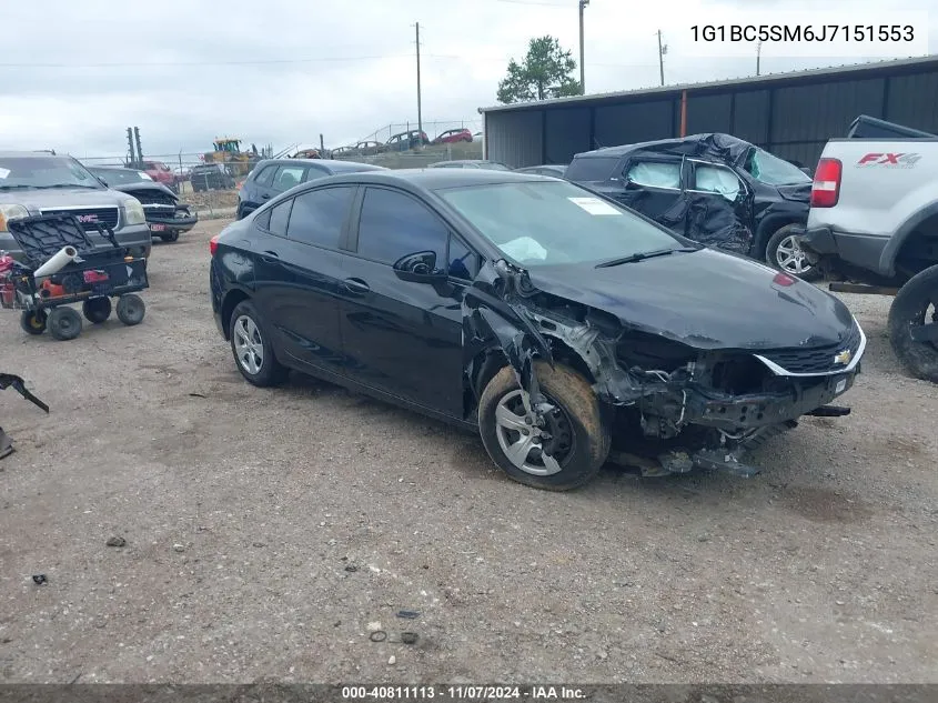 1G1BC5SM6J7151553 2018 Chevrolet Cruze Ls Auto