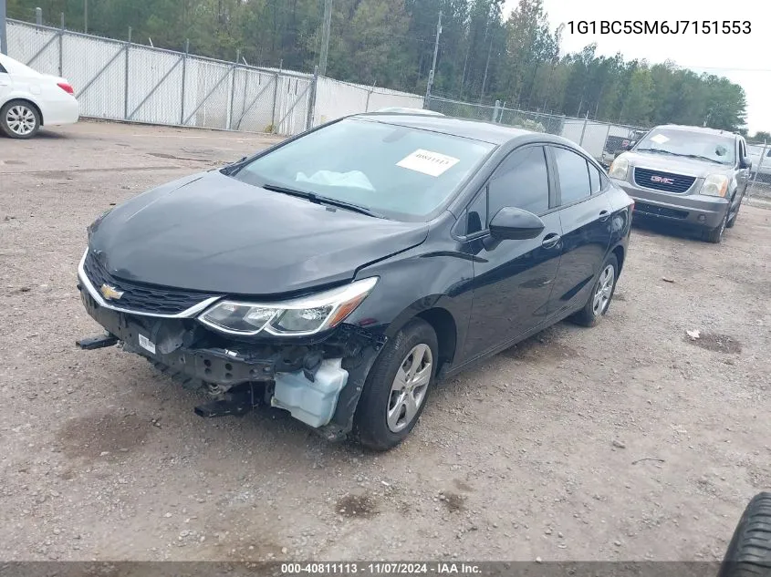 1G1BC5SM6J7151553 2018 Chevrolet Cruze Ls Auto