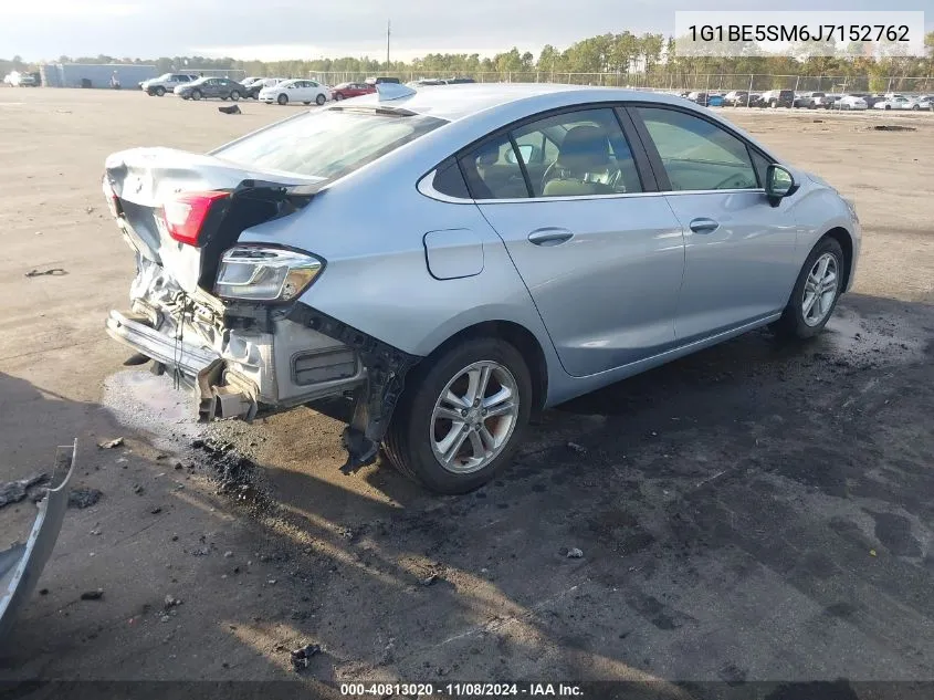 2018 Chevrolet Cruze Lt Auto VIN: 1G1BE5SM6J7152762 Lot: 40813020