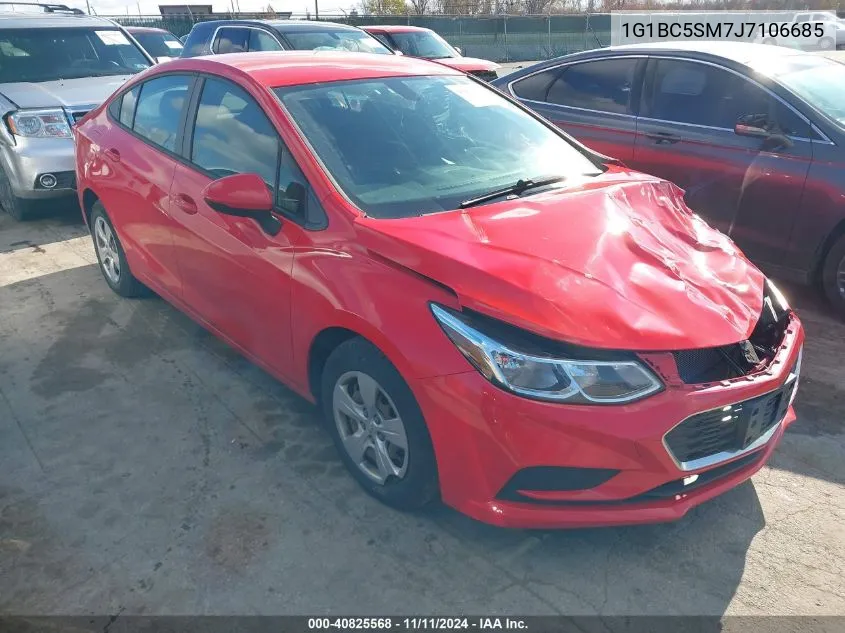 2018 Chevrolet Cruze Ls Auto VIN: 1G1BC5SM7J7106685 Lot: 40825568