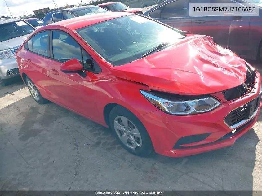 2018 Chevrolet Cruze Ls Auto VIN: 1G1BC5SM7J7106685 Lot: 40825568