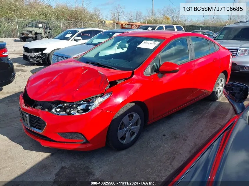 2018 Chevrolet Cruze Ls Auto VIN: 1G1BC5SM7J7106685 Lot: 40825568