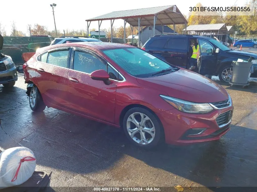 2018 Chevrolet Cruze Premier VIN: 3G1BF6SM0JS580556 Lot: 40827370