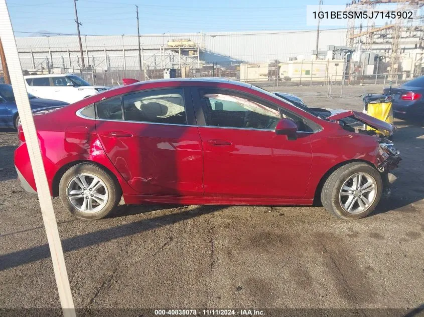 2018 Chevrolet Cruze Lt Auto VIN: 1G1BE5SM5J7145902 Lot: 40835078