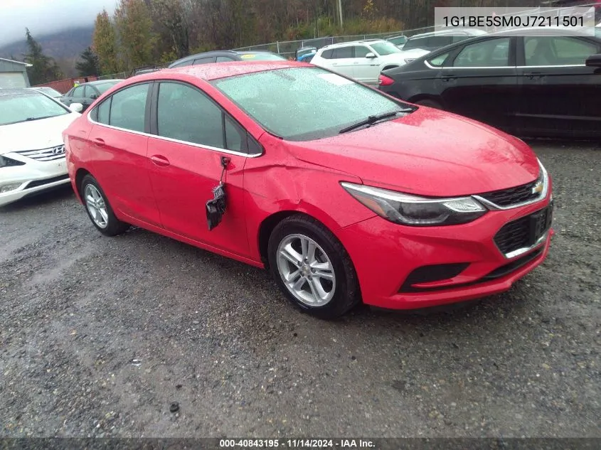 2018 Chevrolet Cruze Lt Auto VIN: 1G1BE5SM0J7211501 Lot: 40843195