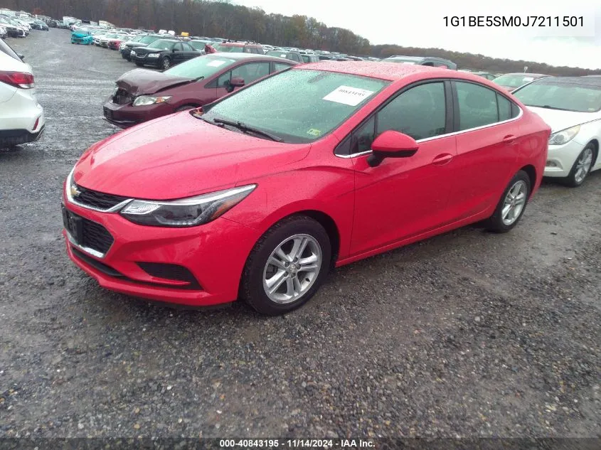 2018 Chevrolet Cruze Lt Auto VIN: 1G1BE5SM0J7211501 Lot: 40843195